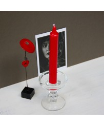 BOUGIE CHANDELLE DROITE ROUGE VIF Une Parenthèse Bougie Bougies Chandelles