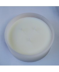 BOUGIE RUSTIQUE RONDE BLANCHE (DIAM. 15 CM) Une Parenthèse Bougie Bougies décoratives
