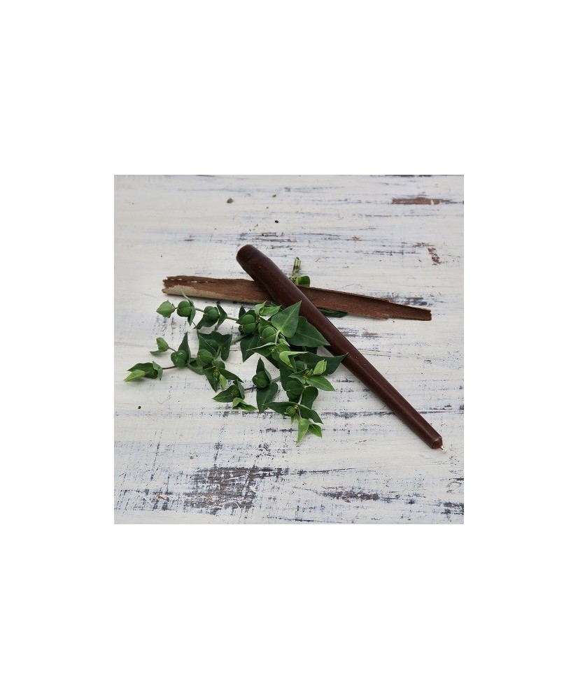 BOUGIE FLAMBEAU CHOCOLAT 25 CM (FORMAT L) Une Parenthèse Bougie Bougies décoratives BOUGIE FLAMBEAU CHOCOLAT 25 CM (FORMAT L) Une Parenthèse Bougie Bougies décoratives