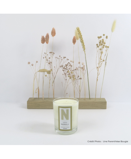 bougie naturelle parfum neroli