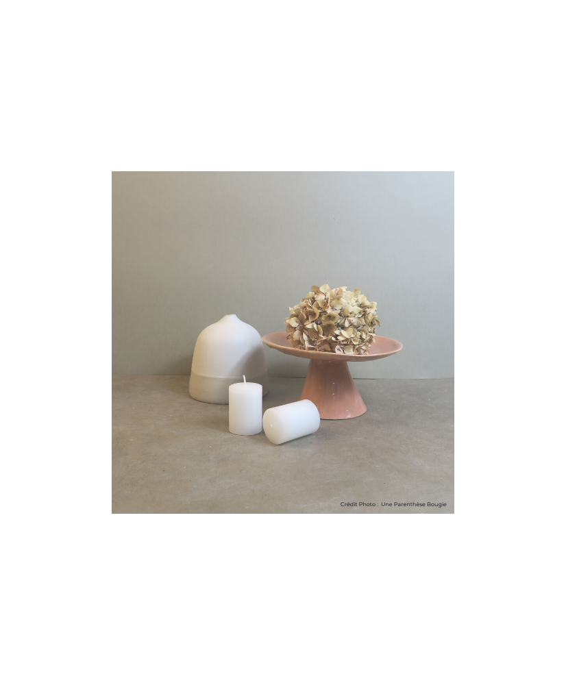 Bougie votive blanche Bougie votive blanche