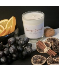 Bougie naturelle et parfumée Noël Orange Cannelle