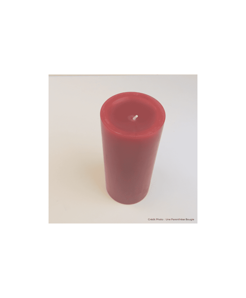 bougie artisanale rouge bougie artisanale rouge
