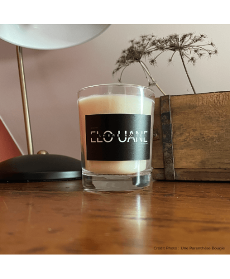 Bougie naturelle parfumee Ambre noire