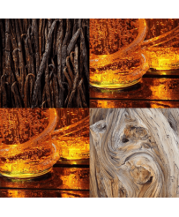 Bougie Ambre Noire - Parfum