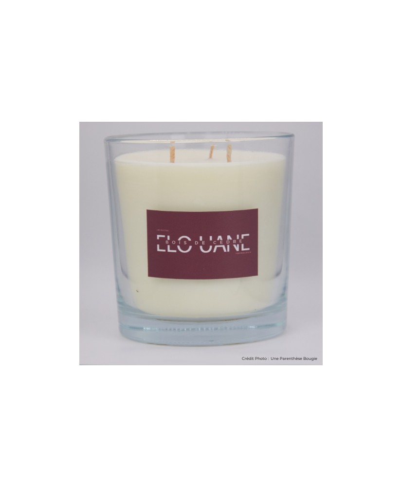 BOIS DE CEDRE EPICE - BOUGIE ELOUANE