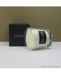 Bougie artisanale 3 meches coton 600 g Ambre Noire