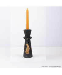 bougeoir africain de style artisanat