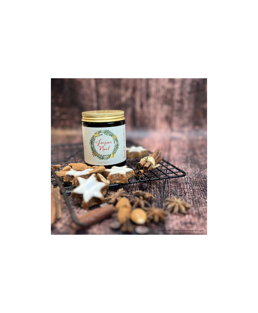 JOYEUX NOËL - BOUGIE PARFUMEE FARIBOLES