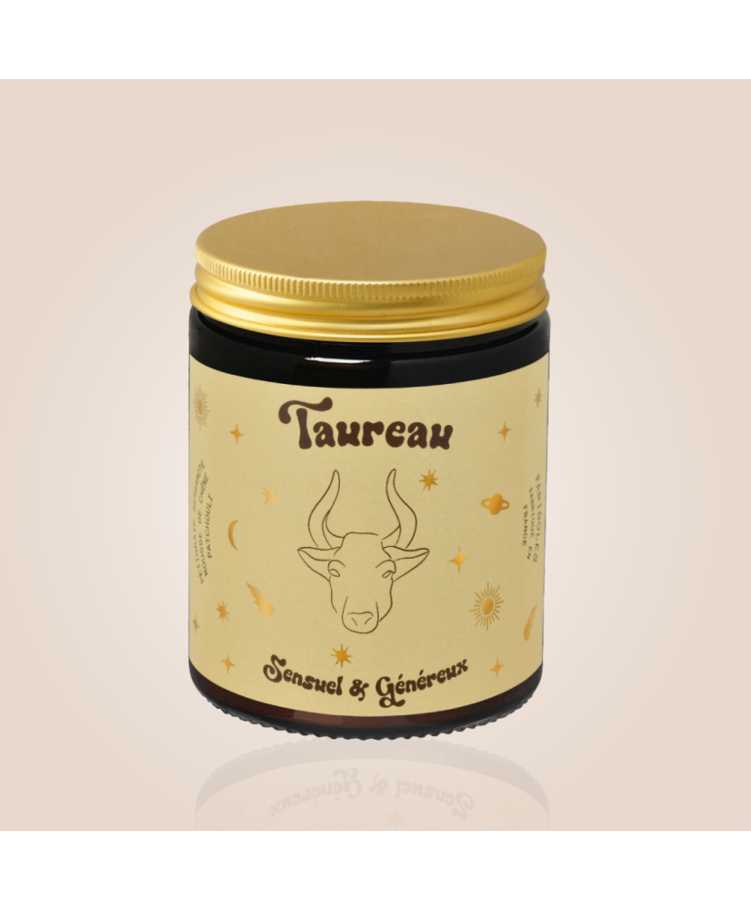TAUREAU - BOUGIE PARFUMEE FARIBOLES (140 G.)