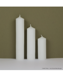 CIERGE AMBIANCE BLANC (Format XL)