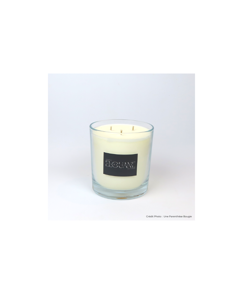AMBRE NOIRE - BOUGIE PARFUMEE ELOUANE (600g)