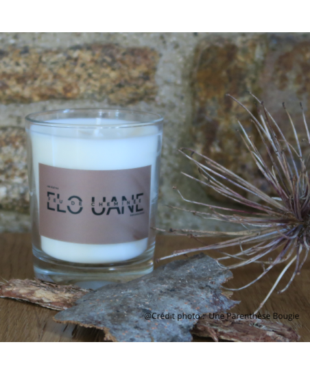 Bougie artisanale Française et parfumée Feu de Cheminee