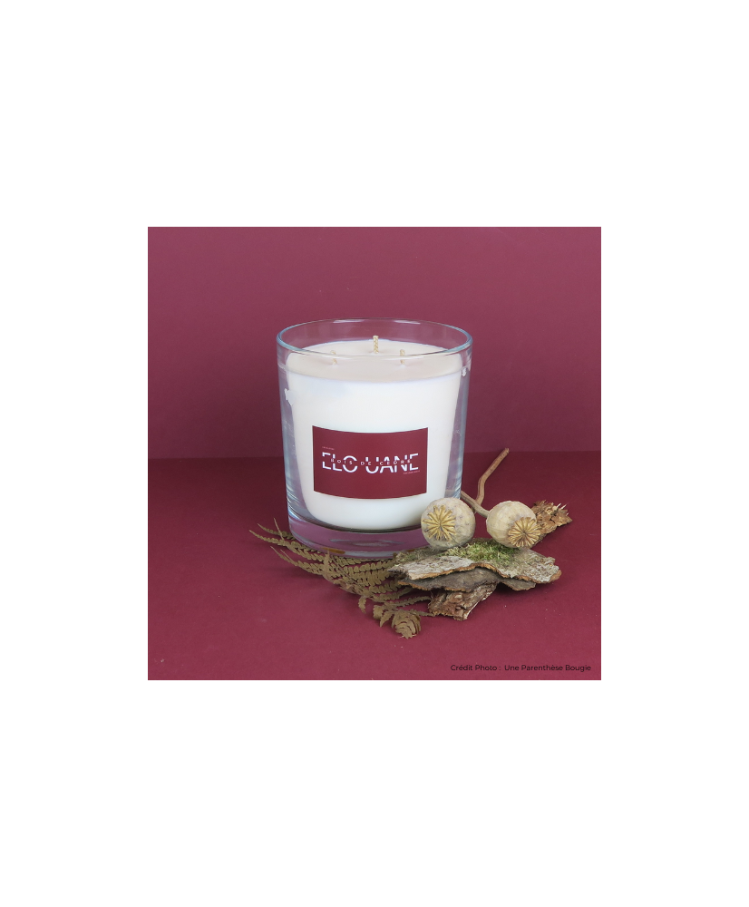 Bougie naturelle parfumee Bois de Cèdre format xl Bougie naturelle parfumee Bois de Cèdre format xl