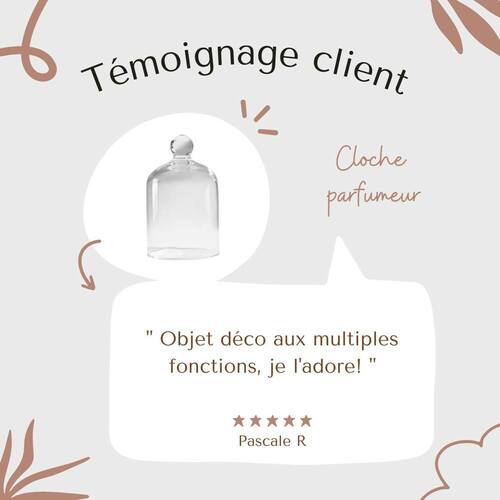 instagram-18 Les cloches parfumeurs vous plaisent toujours autant! Retrouvez nos différents modèles sur le site! ✨

 #cocooningmoment #uneparenthesebougie #fabricationfrancaise #madeinfrance #bougieartisanale #bougieparfumee #bougieparfumée #bougievegetale #surprise #parfumdinterieur #clocheparfumeur #parfumdegrasse #parfumdemaison #homefragrance #ideedeco #deconature #guirlandelumineuse #avisclient #merci #bougiedecorative #inspideco #decomariage